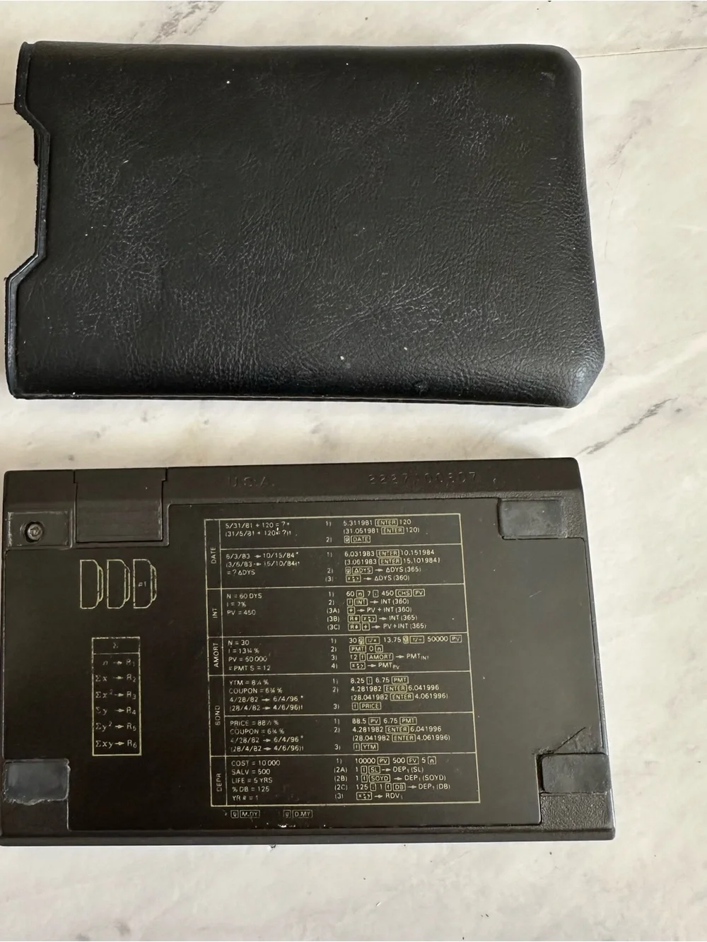 HP 12C 30th Anniversary Edition Financial Calculator Tested Works Gold w/ pouch